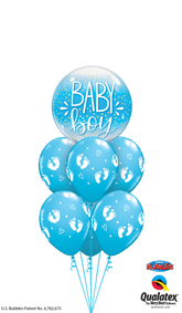 Σύνθεση για Νεογέννητο Με Μπαλόνι Bubble